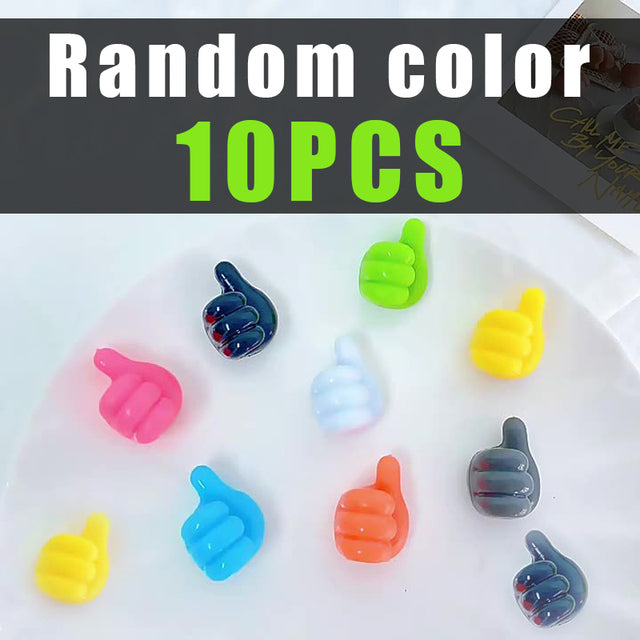 10pcs Hand-shaped Rubber Holder
