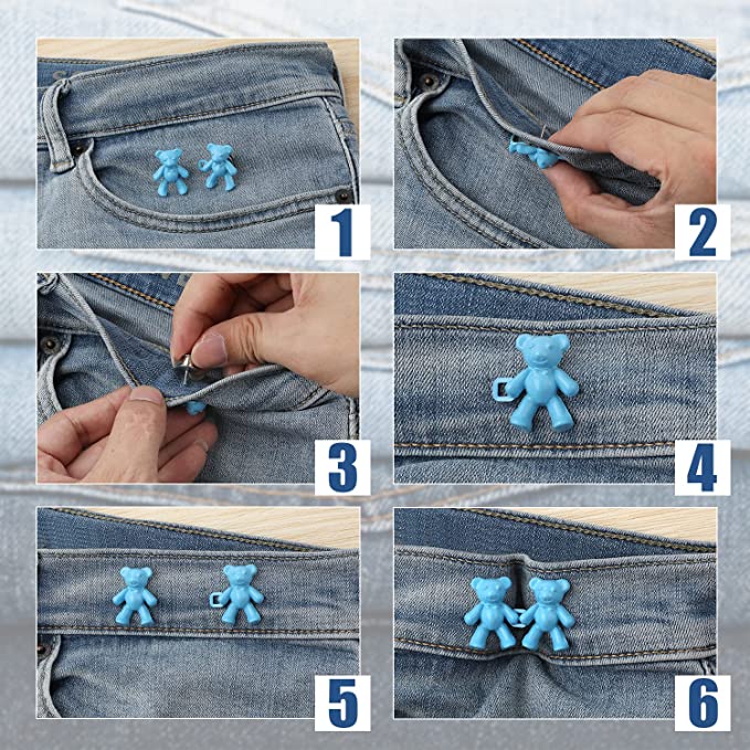 Bear Jean Buttons