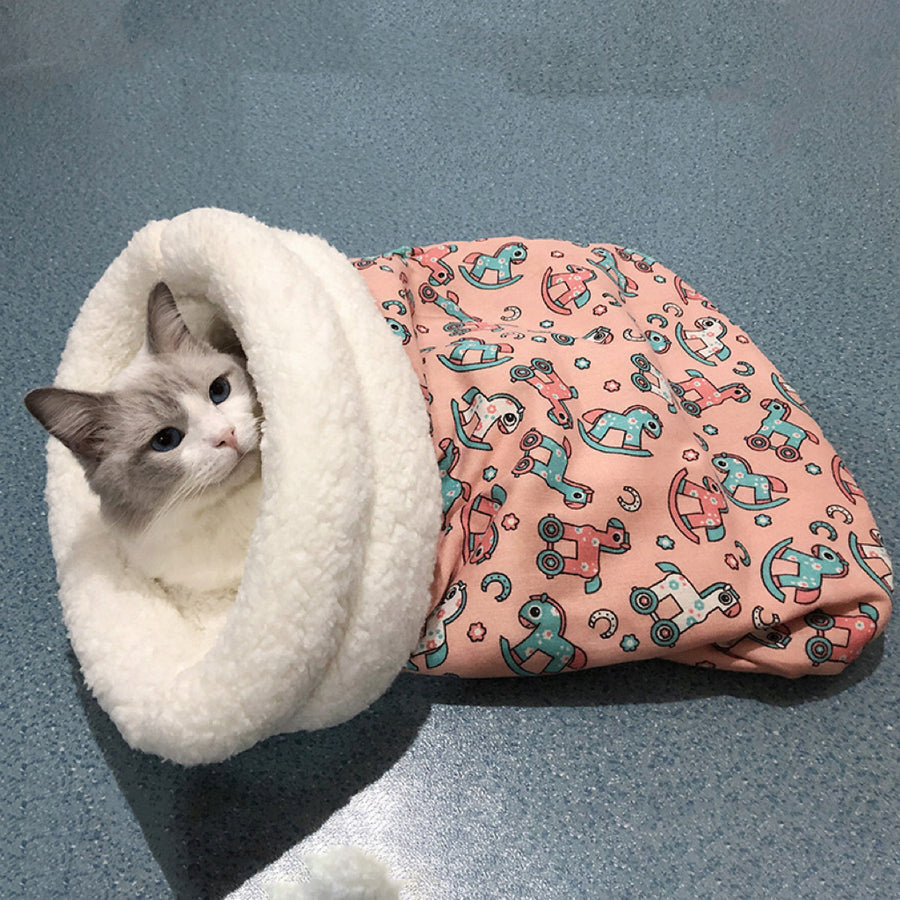 Cat Sleeping Bag  - Cat Bed