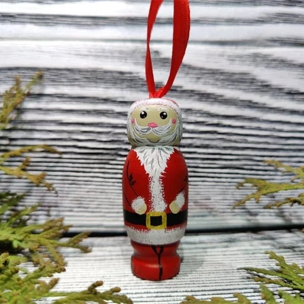 Bad Santa Xmas Ornament