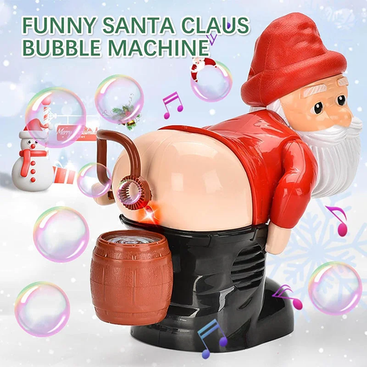 Bubble Blowing Santa