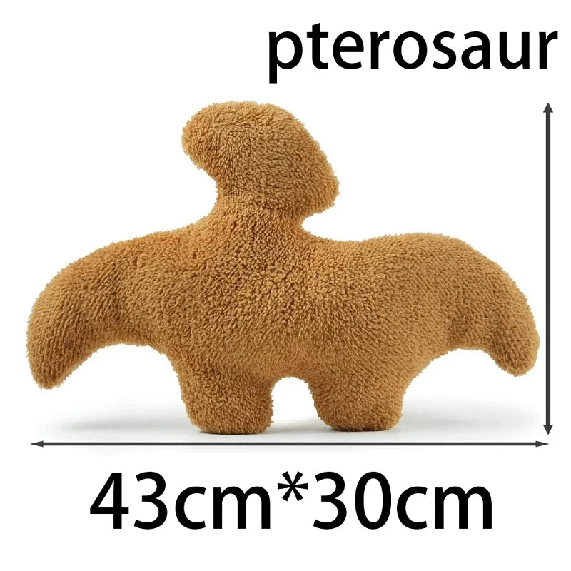 Dino Chicken Nugget Pillow