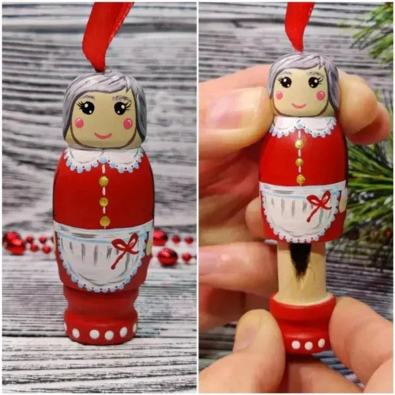 Naughty Santa Ornaments