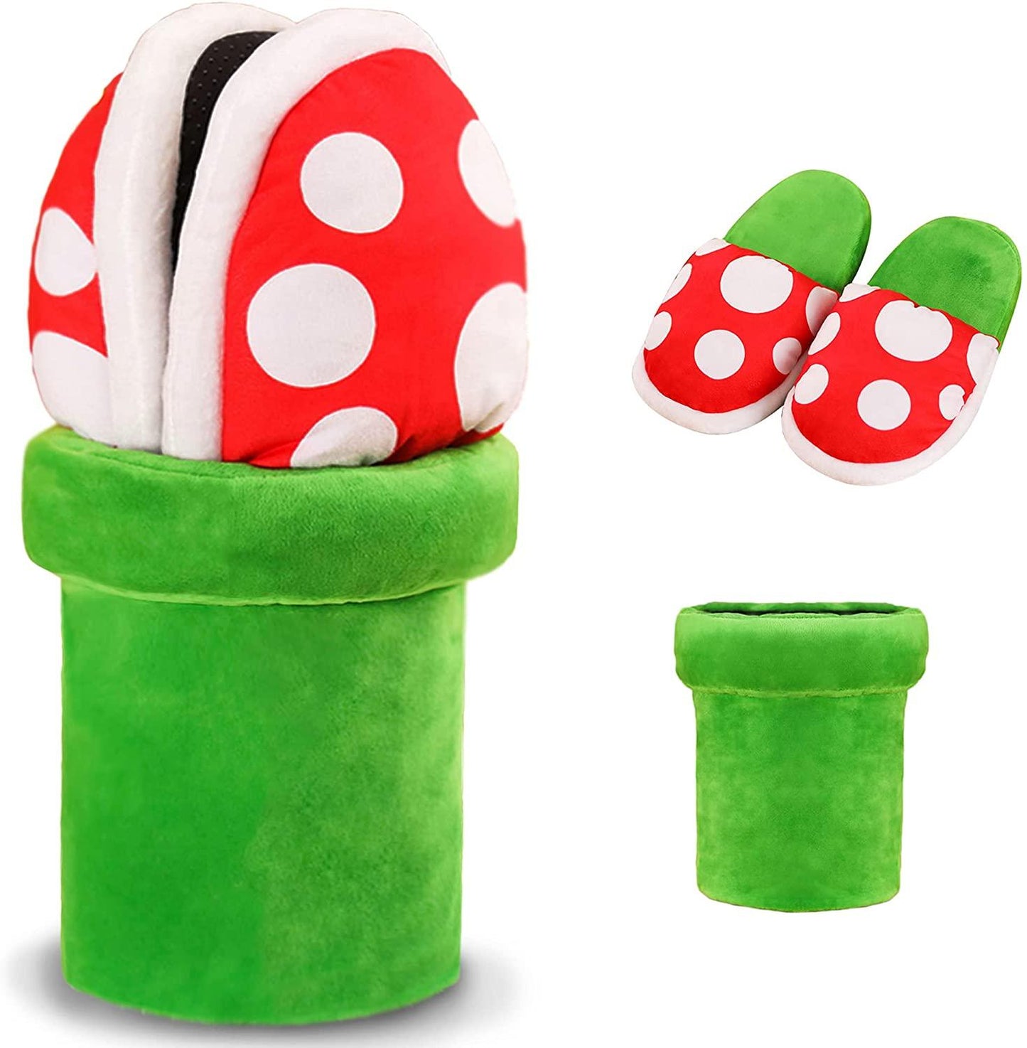 Piranha Plant Slippers & Pipe Holder